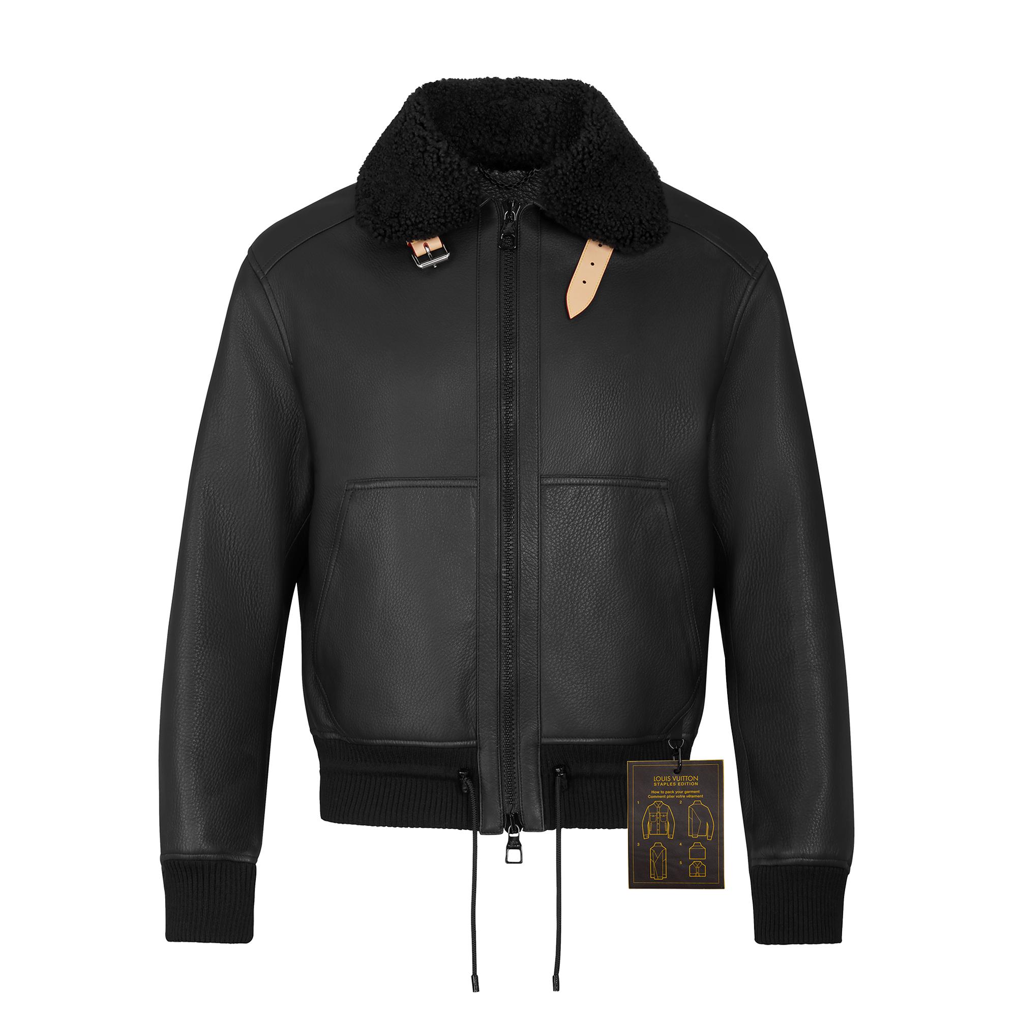 Louis vuitton sale jacket leather